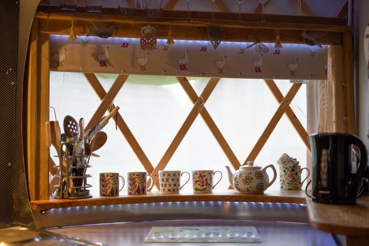 Wall Eden Farm - Luxury Log Cabins And Glamping 海布里奇 外观 照片